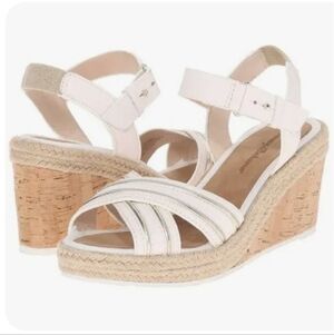 Tommy Bahama Womens Naira Espadrille Leather Shoes sandals sz 9B